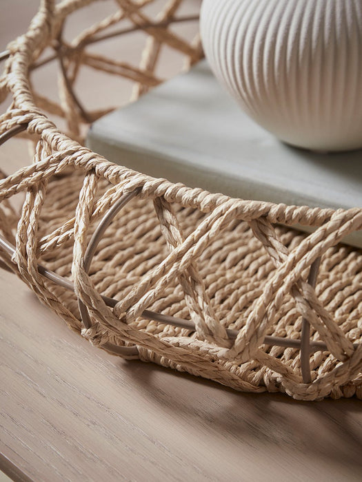 Two Woven Trays