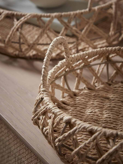 Two Woven Trays