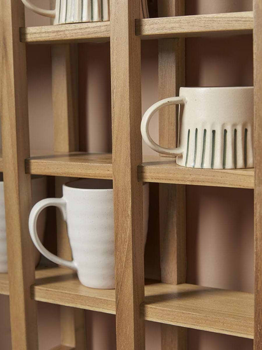 Teak Mug Shelf