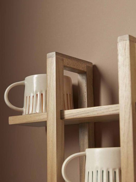 Teak Mug Shelf