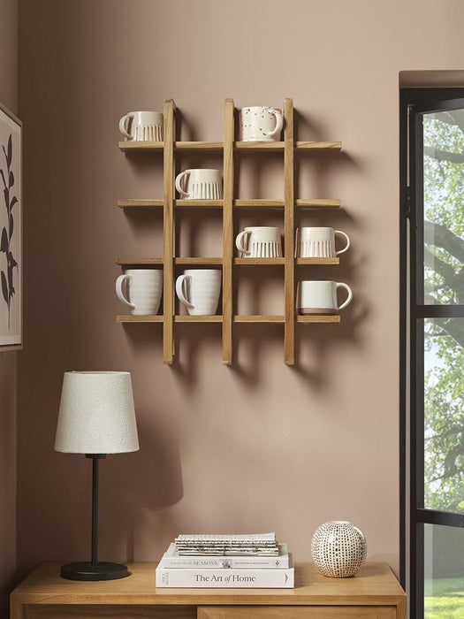 Teak Mug Shelf