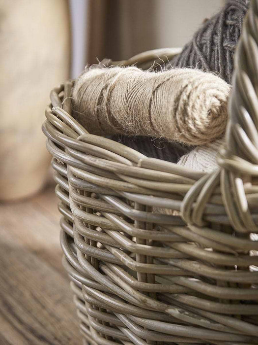 Rattan Handled Storage Basket