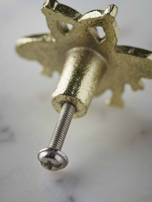 Bumble Bee Knob - Brass