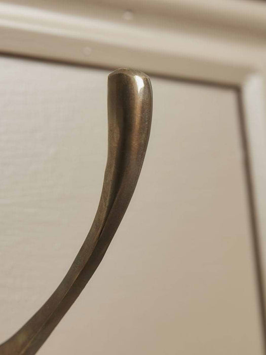Double Coat Hook - Antique Brass