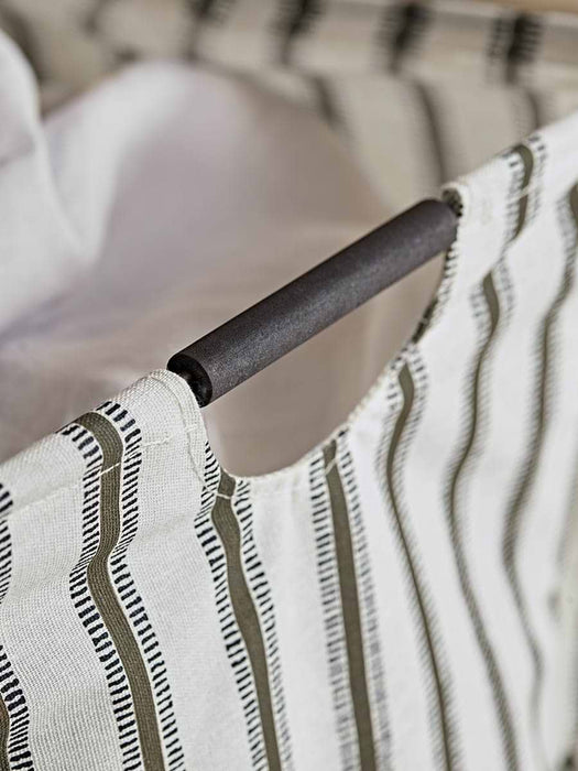Striped Laundry Basket