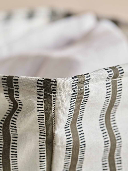 Striped Laundry Basket
