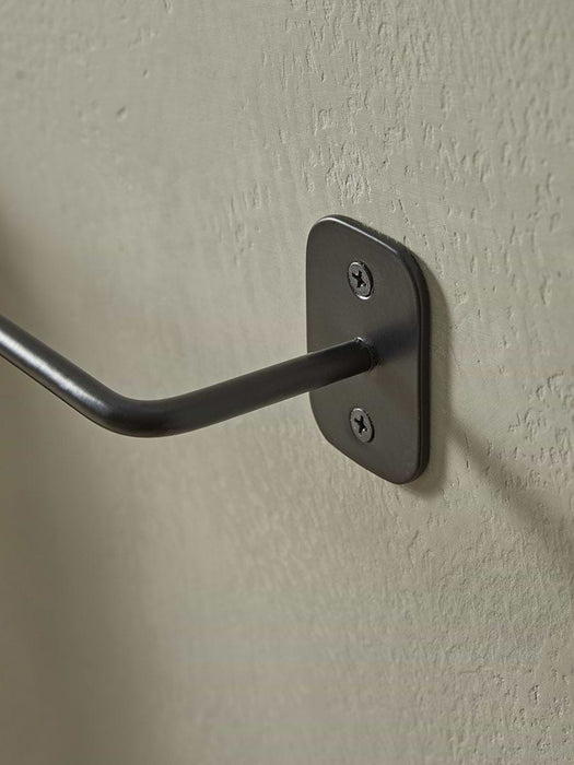 Industrial Towel Rail - Black