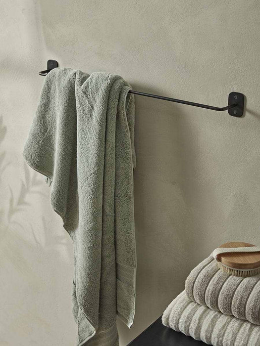 Industrial Towel Rail - Black