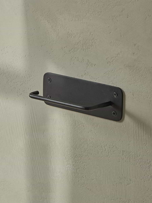 Industrial Loo Roll Holder - Black