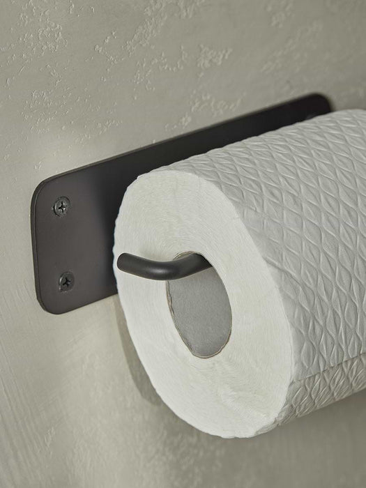 Industrial Loo Roll Holder - Black