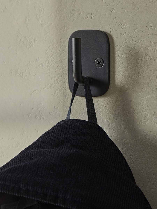 Industrial Single Hook - Black