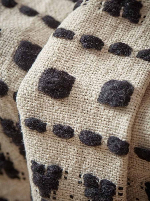 Abstract Tufted Throw