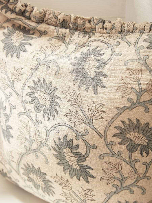 Naladhu Cushion - Washed Blue