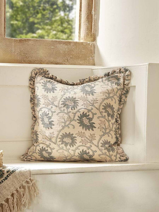 Naladhu Cushion - Washed Blue