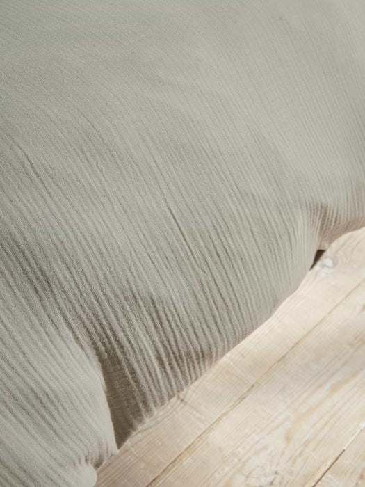 Muslin King Duvet Cover Set - Eucalyptus