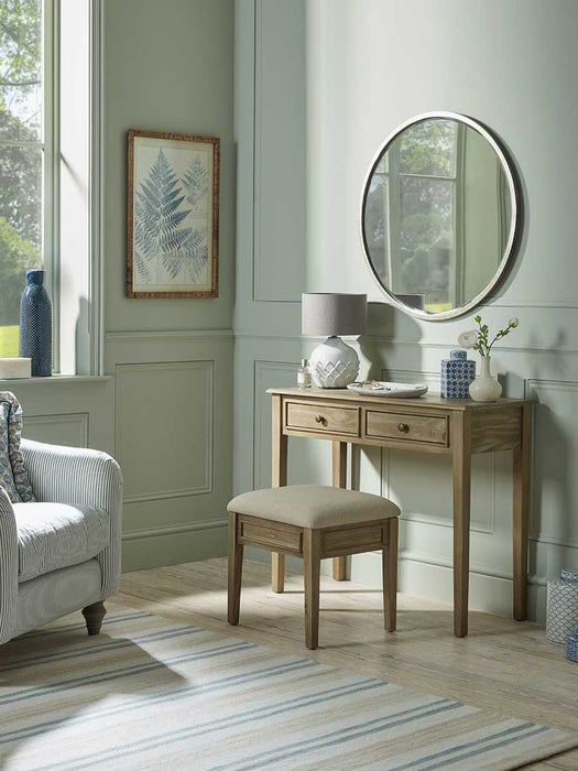 French Blue Striped Rug