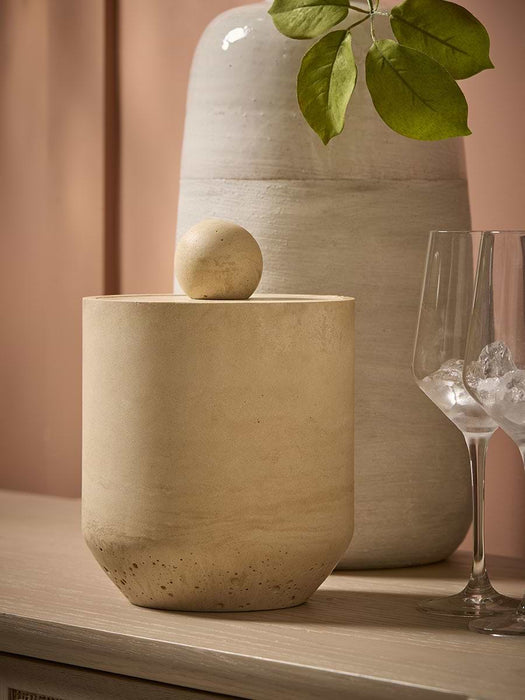 Travertine Ice Bucket