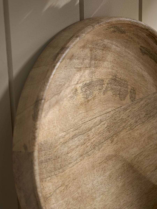 Two Round Mango Wood Serving Boards