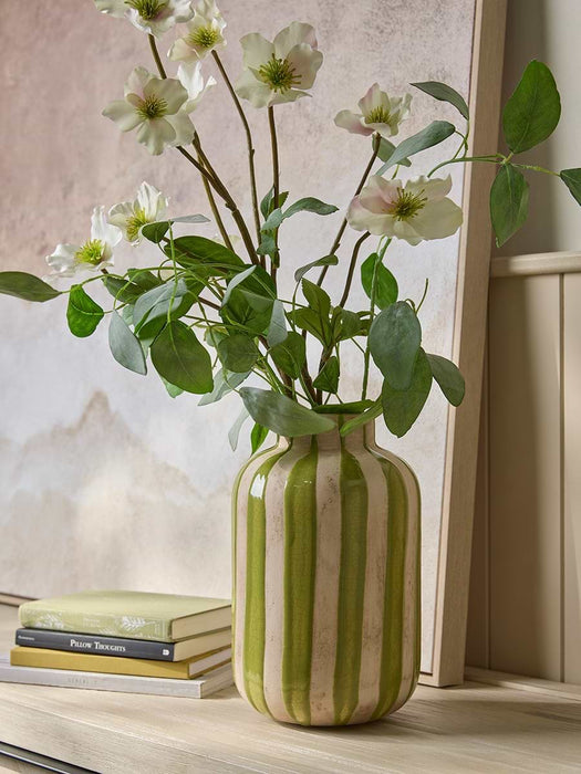 Striped Terracotta Vase