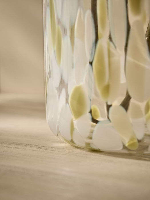 Confetti Glass Vase - Moss