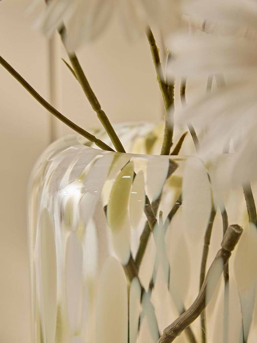 Confetti Glass Vase - Moss
