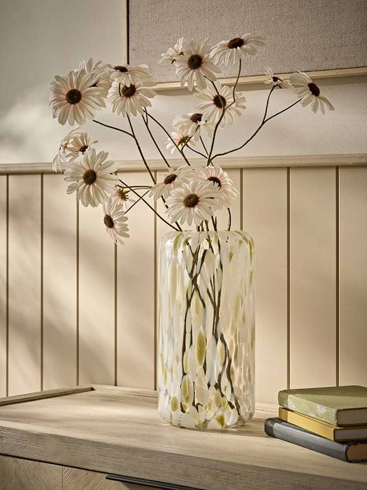 Confetti Glass Vase - Moss
