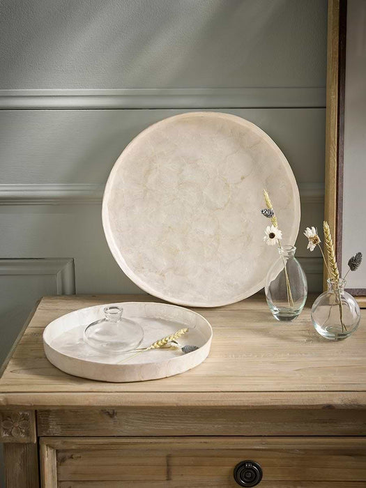 Two Capiz Trays