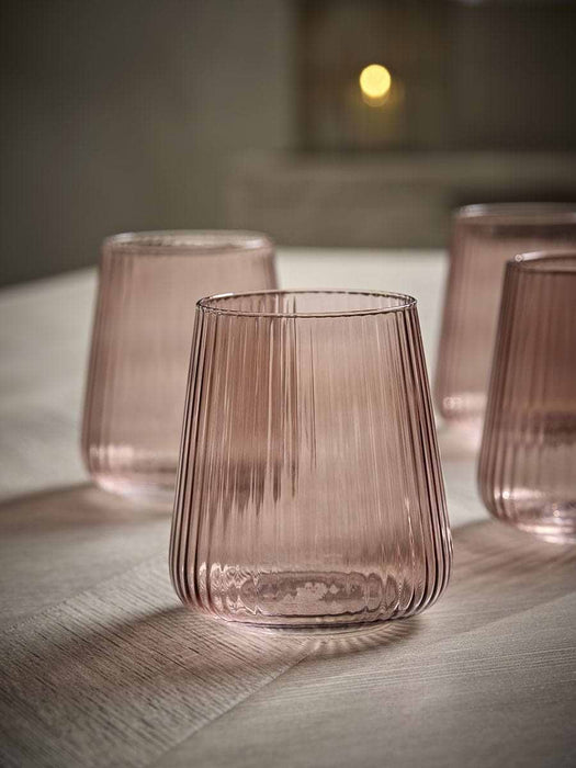 Four Fluted Tumblers