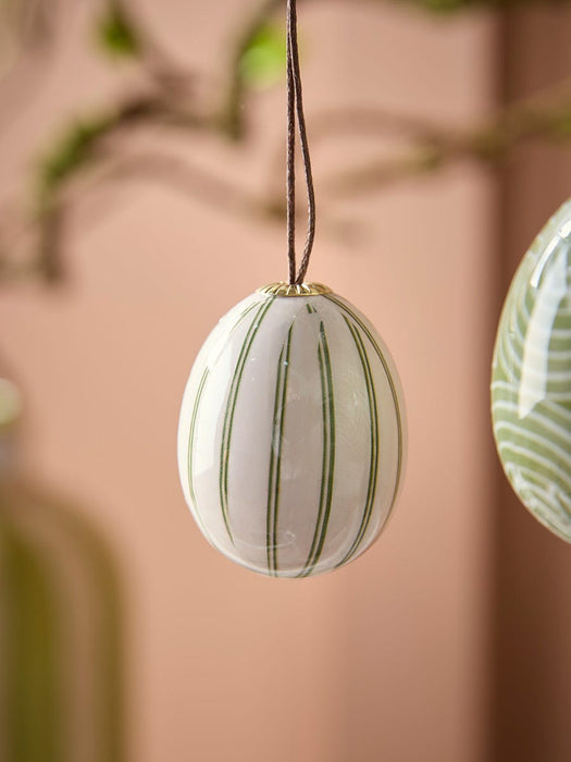 Twelve Patterned Shatterproof Hanging Eggs