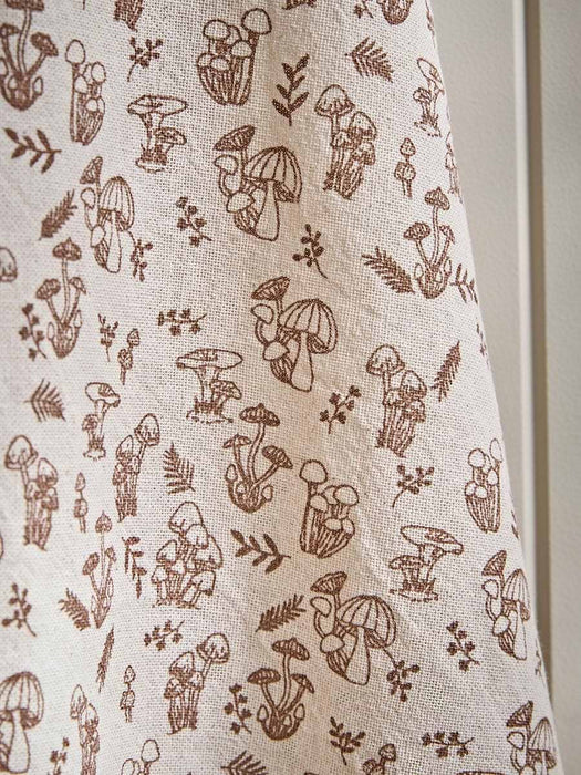 Cotton Tea Towel - Mushroom