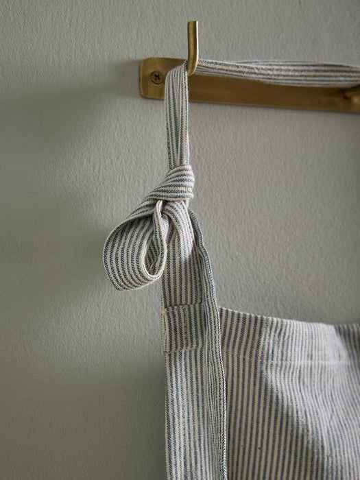 Classic Cotton Apron - Blue Stripe