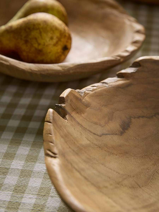 Three Teak Bowls