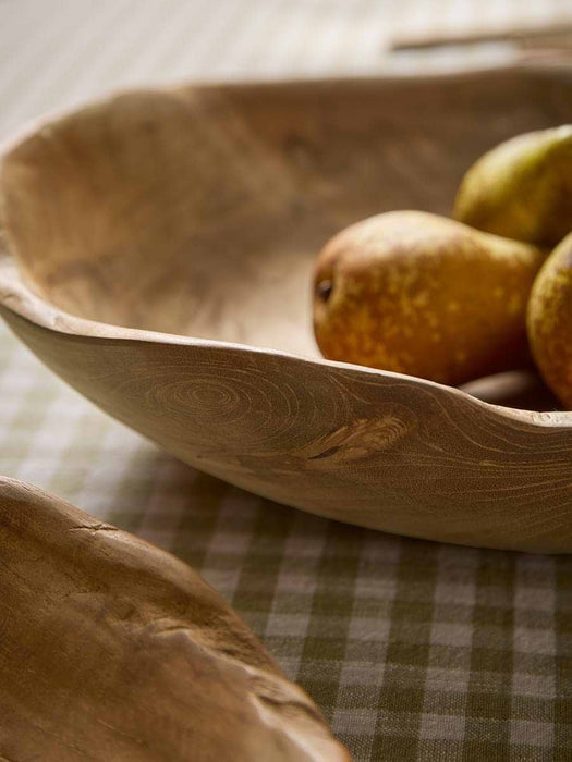 Three Teak Bowls