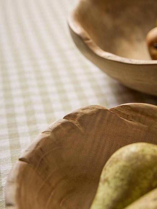 Three Teak Bowls