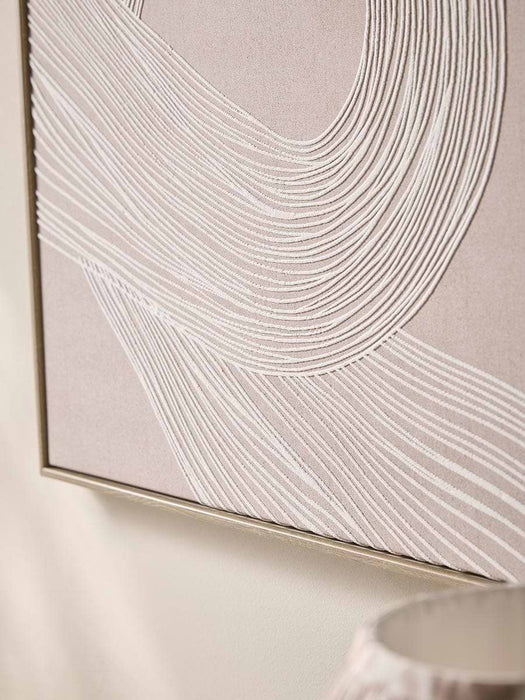 Printed Modern Monochrome Canvas Framed