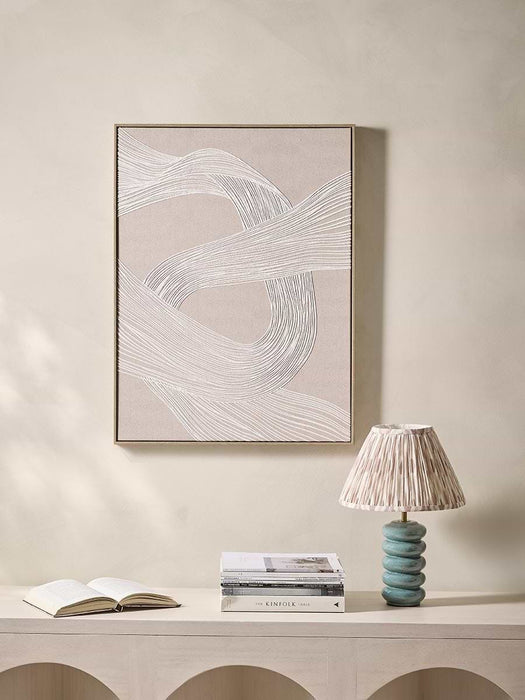 Printed Modern Monochrome Canvas Framed