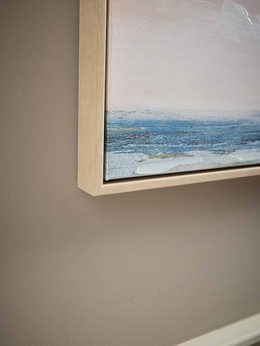 Framed Hand Painted Seascape Canvas
