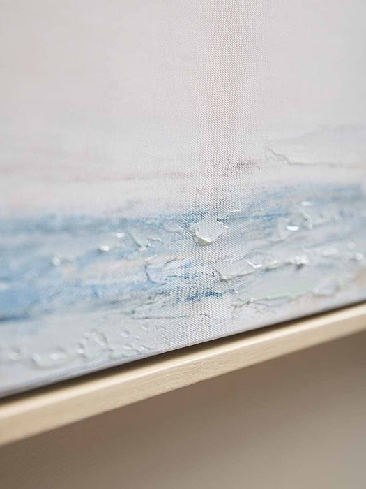 Framed Hand Painted Seascape Canvas