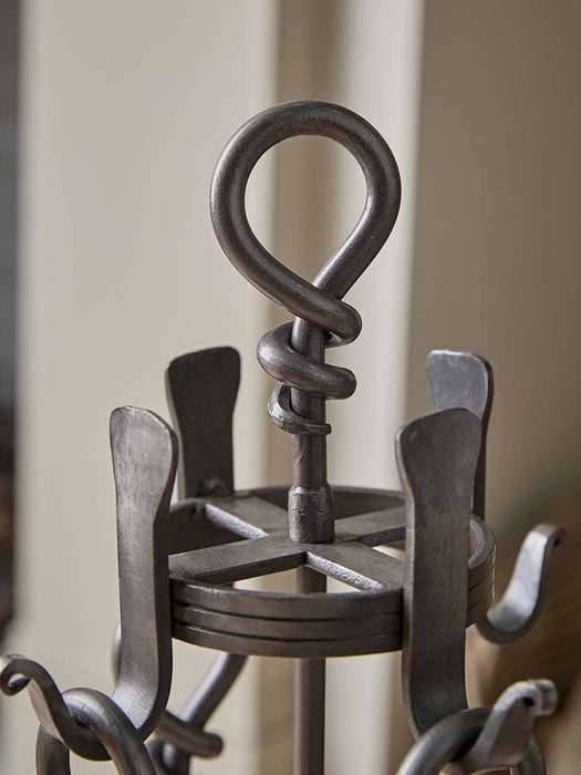 Pewter Hand Turned Fireside set