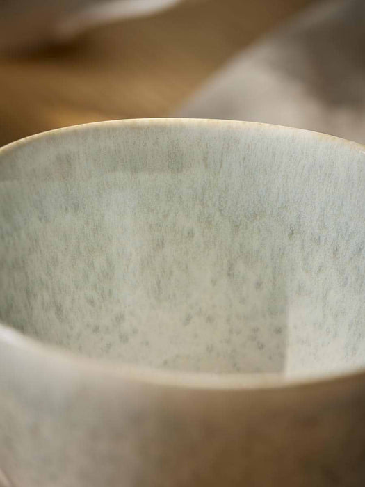 Four Reactive Glaze Mugs- Duck Egg Blue