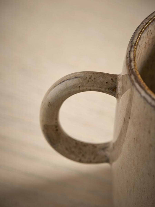 Four Speckled Glazed Mugs