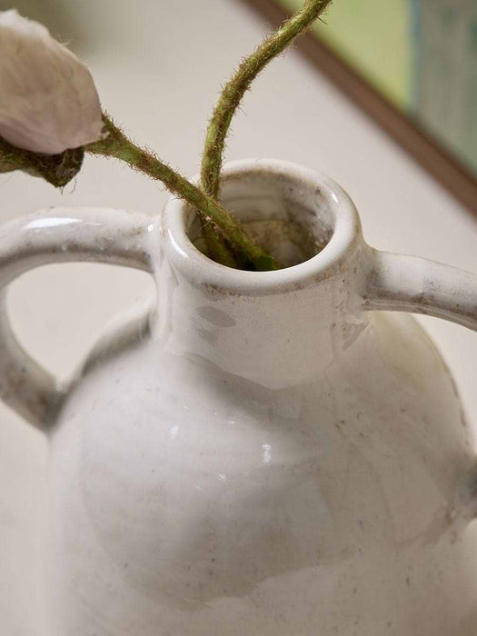 Ceramic Handled Bottle Vase