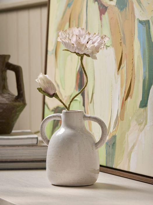 Ceramic Handled Bottle Vase