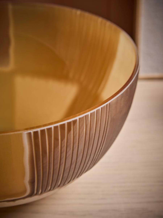 Decorative Tonal Glass Bowl
