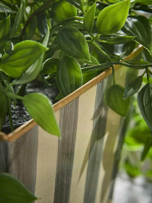 Monochrome Stripe Planters