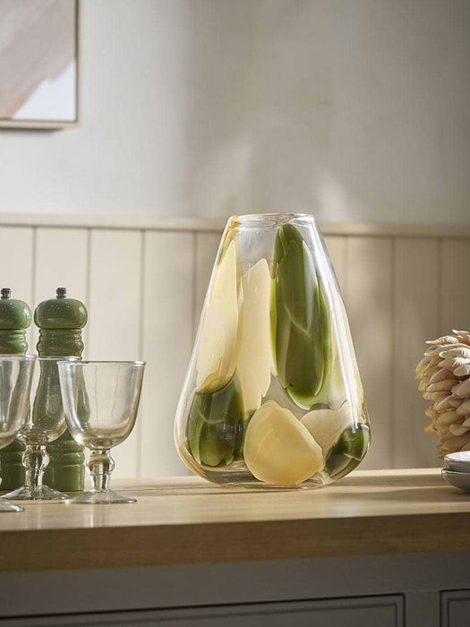 Multicoloured Glass Vase