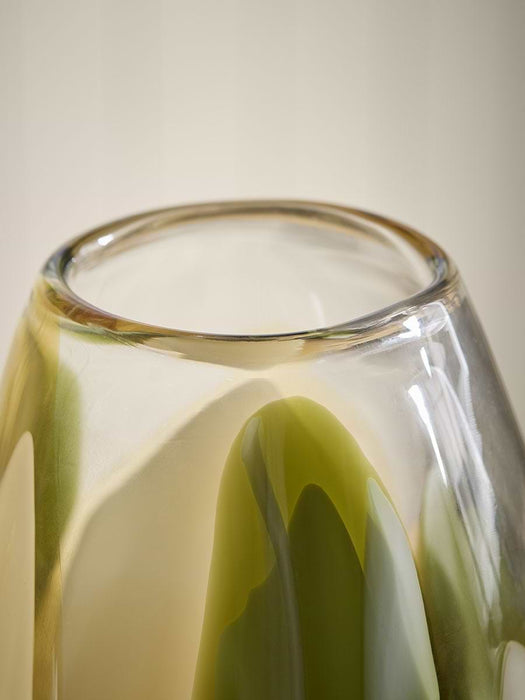 Multicoloured Glass Vase