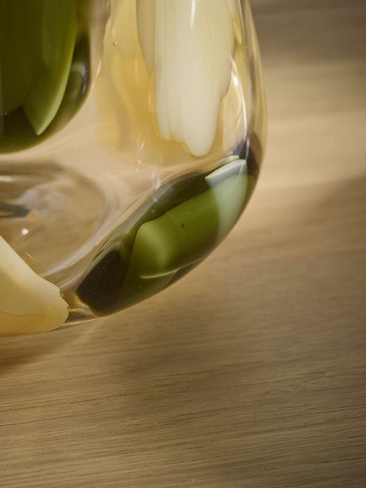 Multicoloured Glass Vase