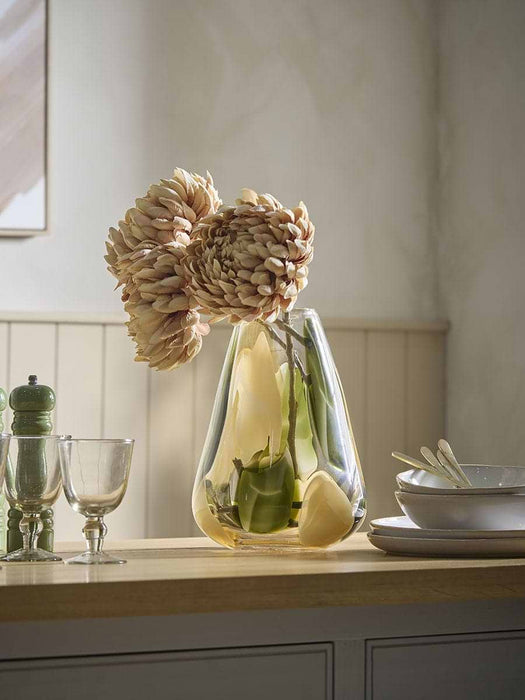 Multicoloured Glass Vase