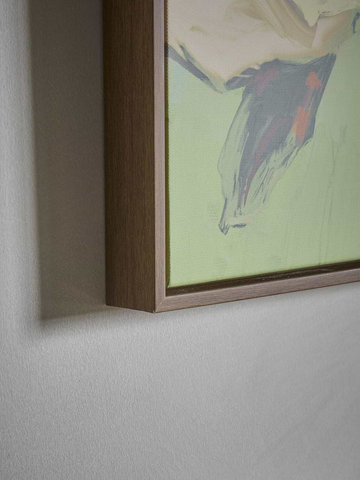 Framed Bold Abstract Floral Canvas